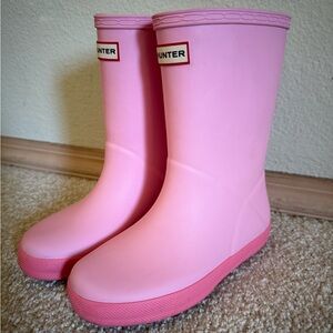 Hunter Kids Light Pink Rain Boots